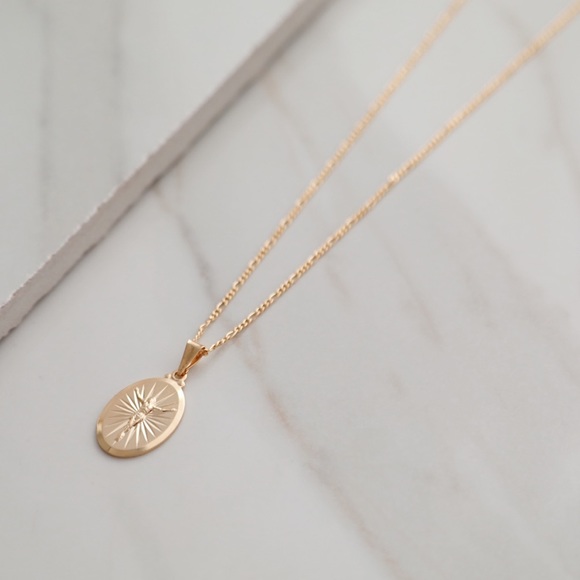 Crucifix Necklace | 18k Gold Filled - Picture 2 of 5